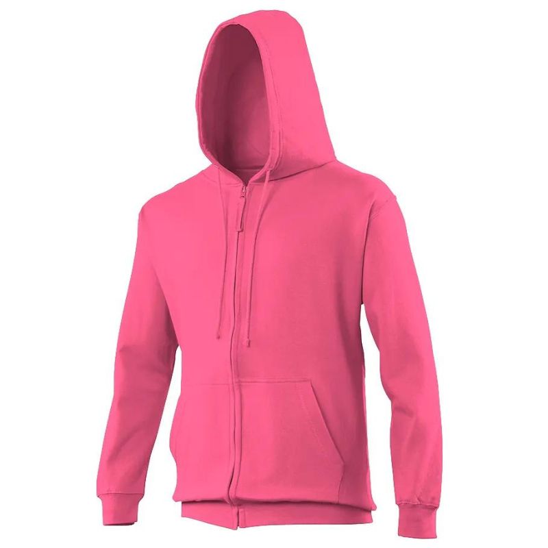 sweat à capuche couleur rose vif