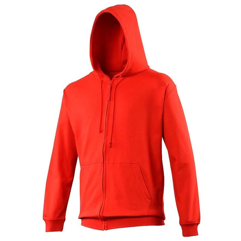 sweat à capuche couleur rouge feu