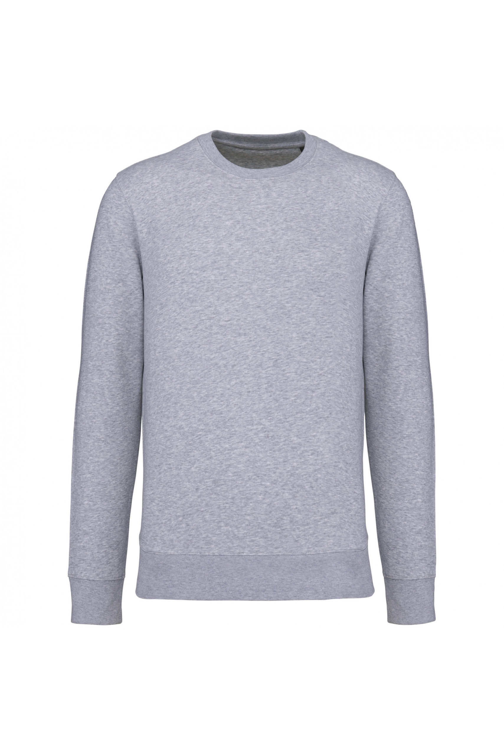 sweat col rond éco responsable enfant gris