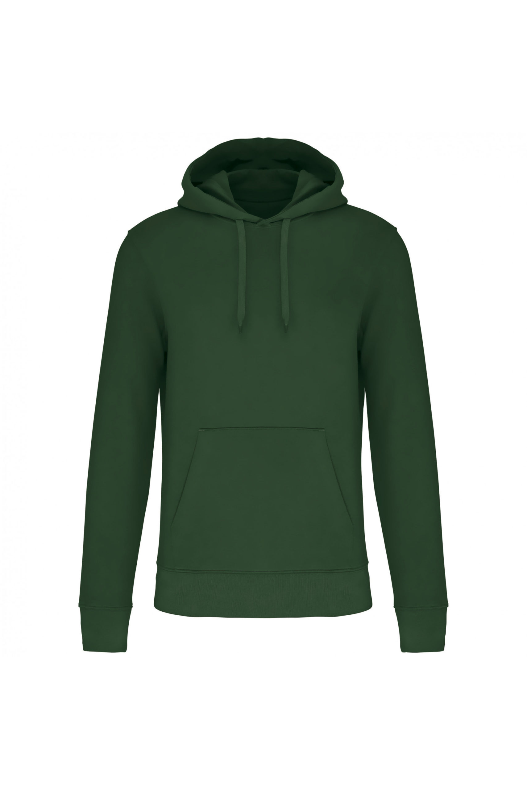 sweat capuche éco responsable homme vert forêt
