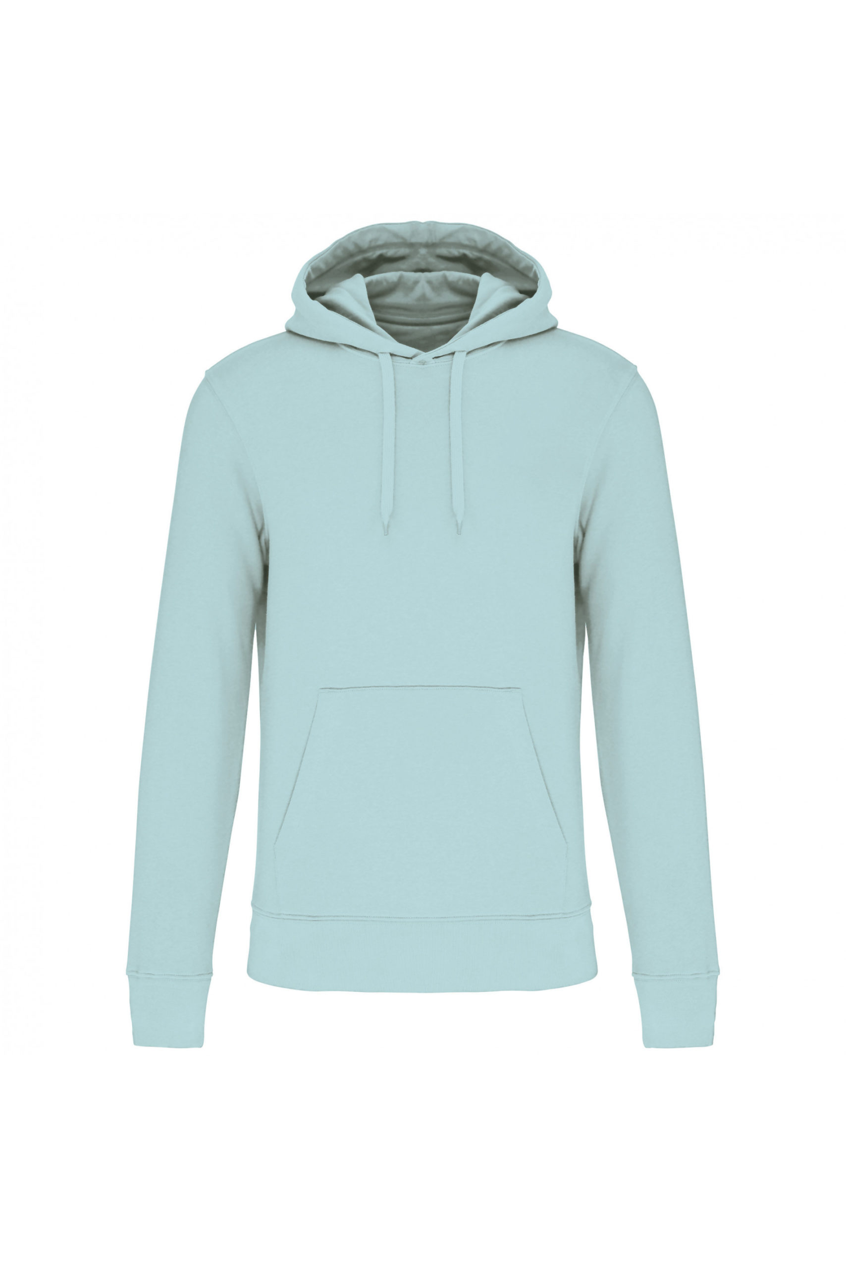 sweat capuche éco responsable homme menthe glacée
