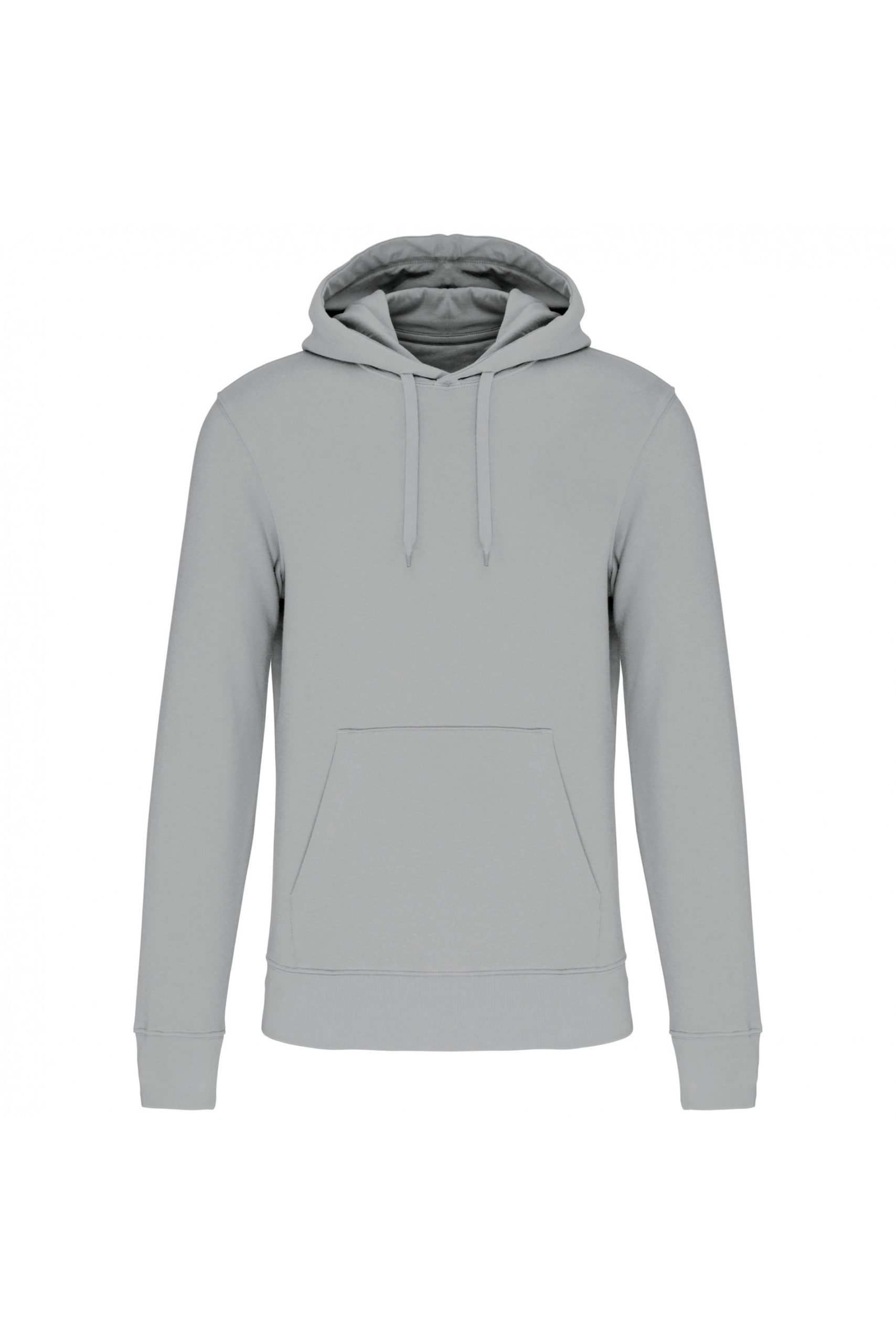 sweat capuche éco responsable homme gris clair