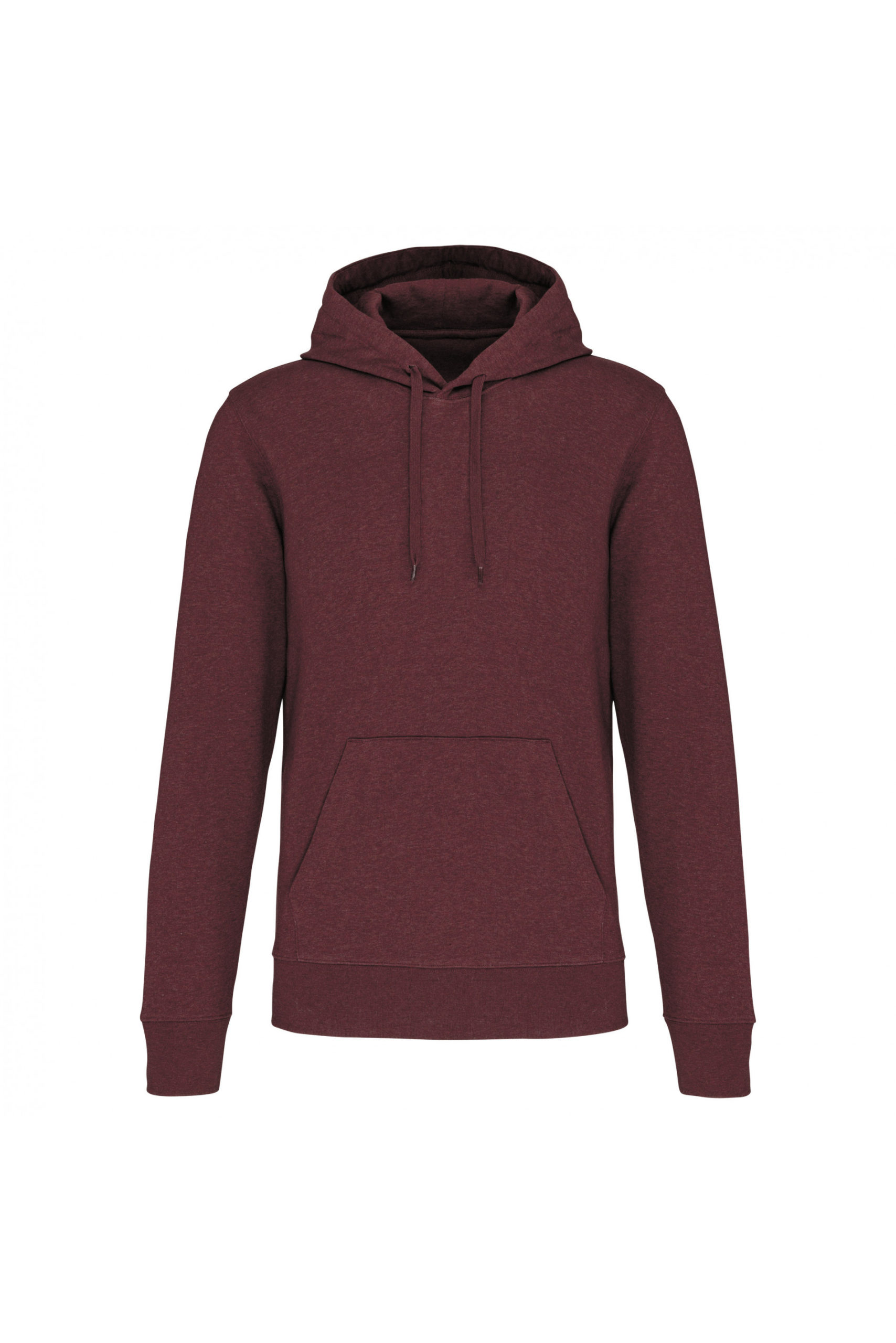 sweat capuche éco responsable homme bordeaux