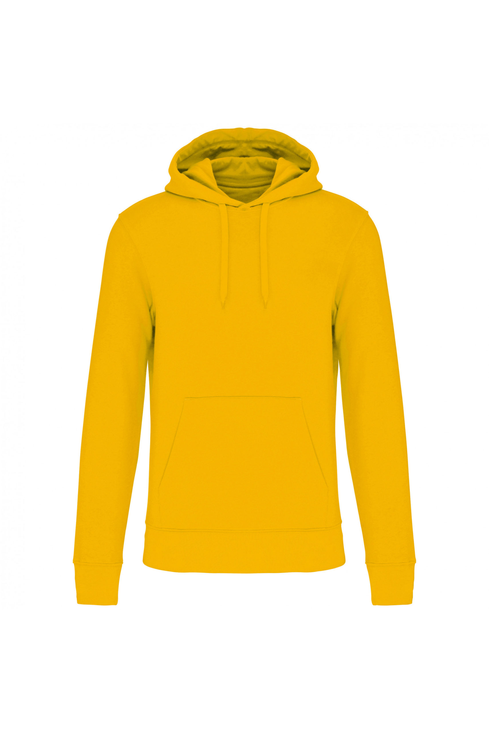 sweat capuche éco responsable homme jaune