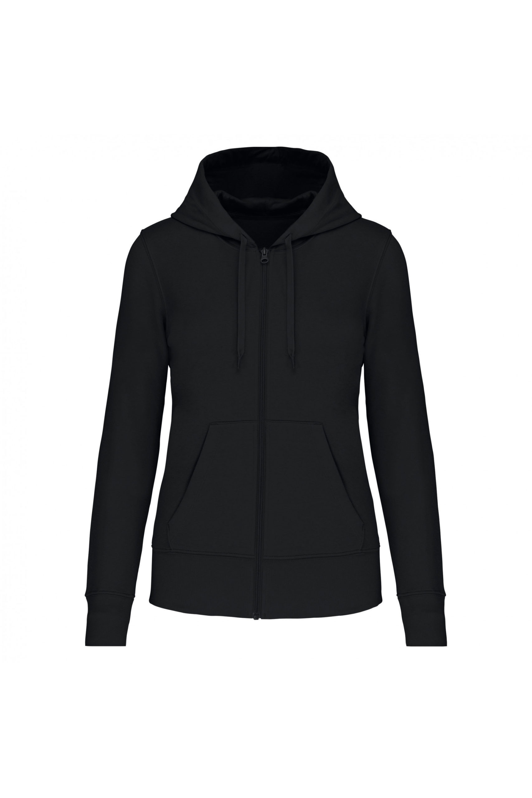 sweat éco responsable zippé femme noir