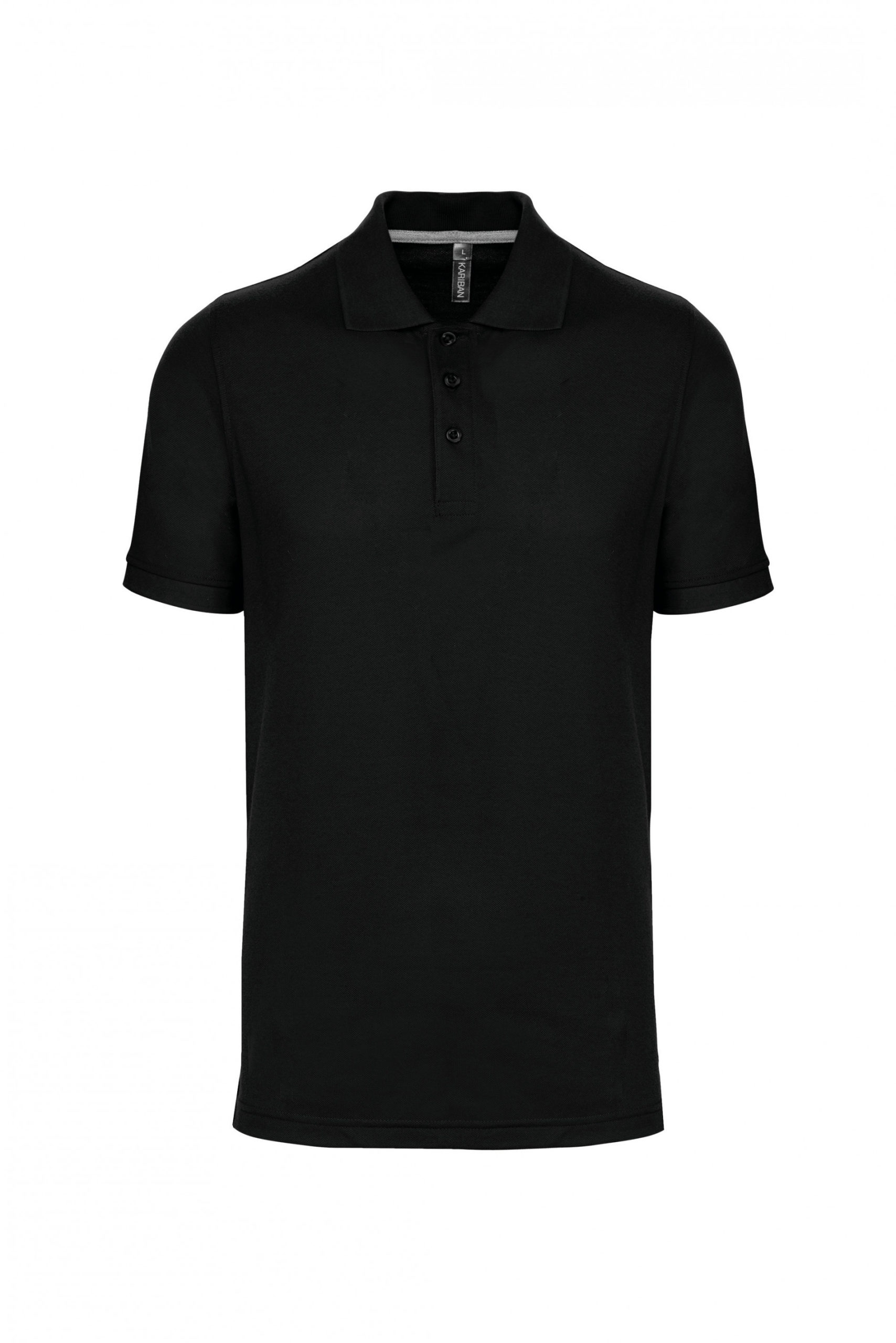 polo manches courtes homme noir