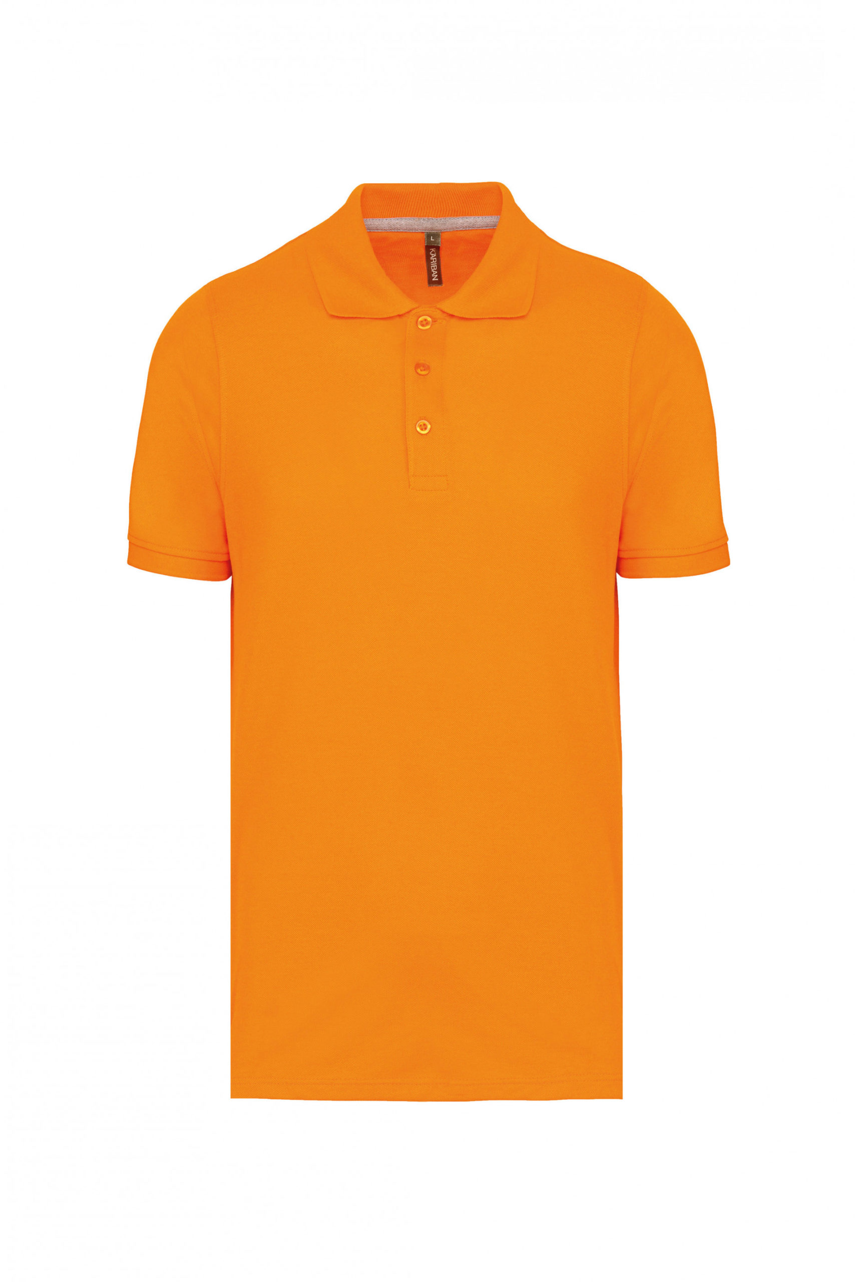 polo manches courtes homme orange