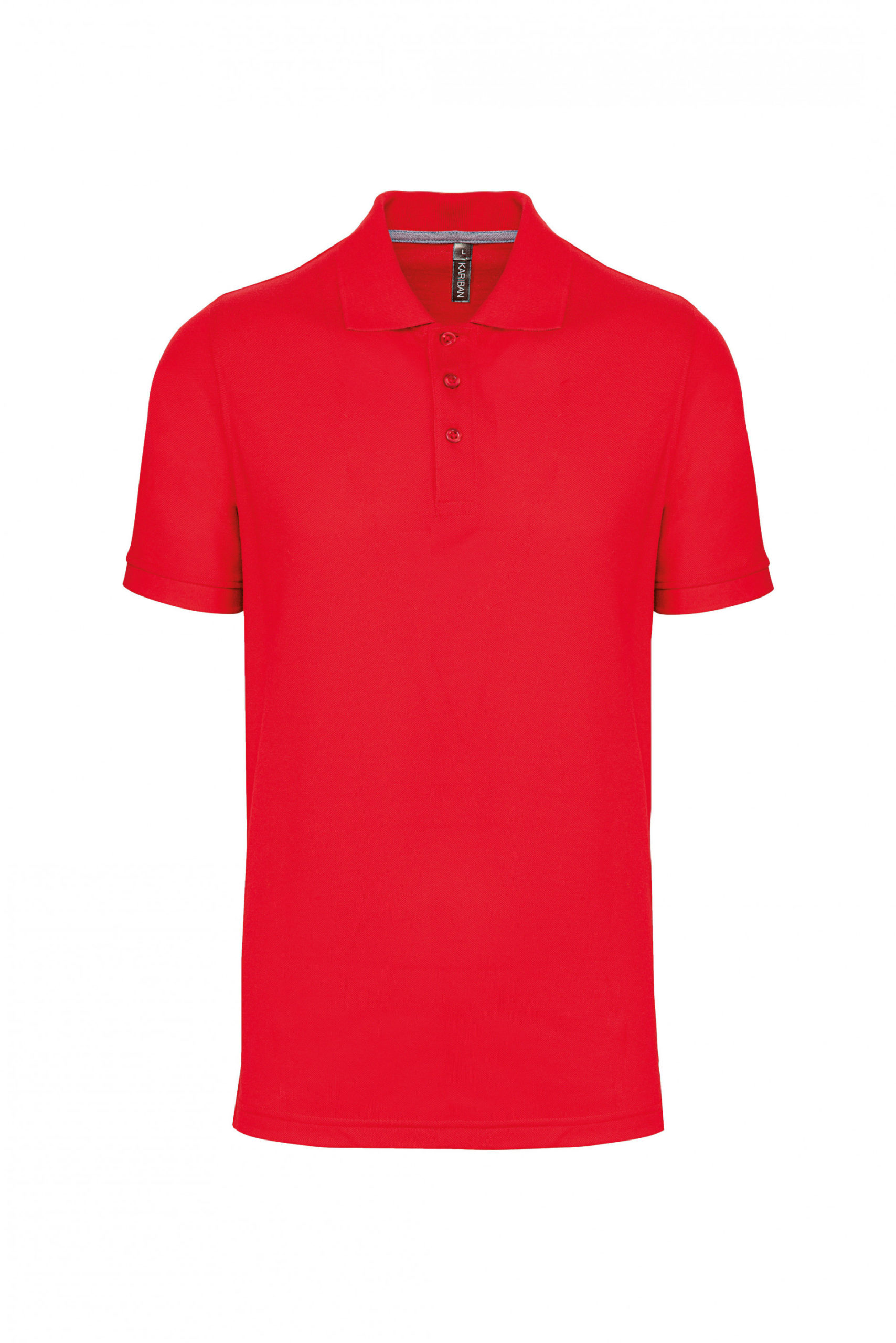 polo manches courtes homme rouge