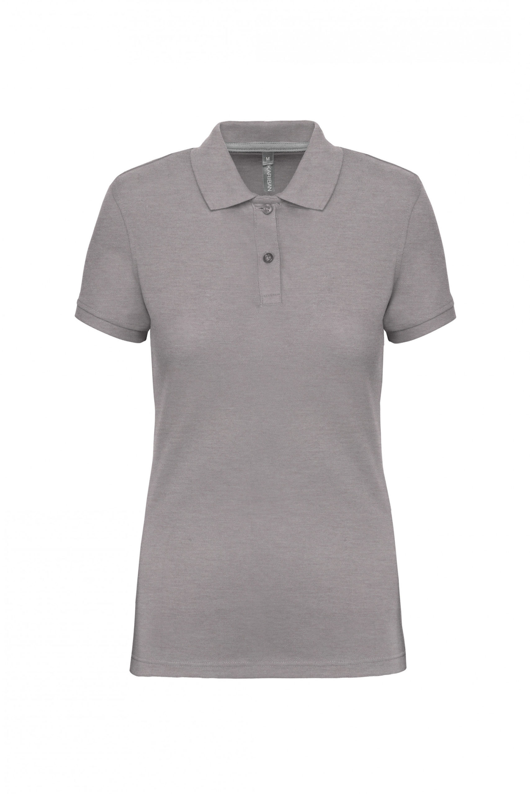 polo manches courtes femme gris oxford