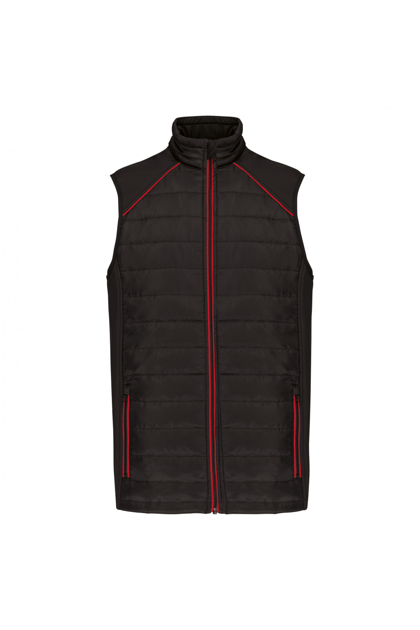 bodywarmer noir et rouge