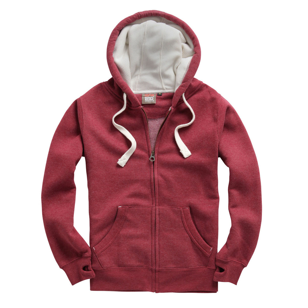 SWEATSHIRT COTTON RIDGE HOODIE ZIPPÉ – Image 6
