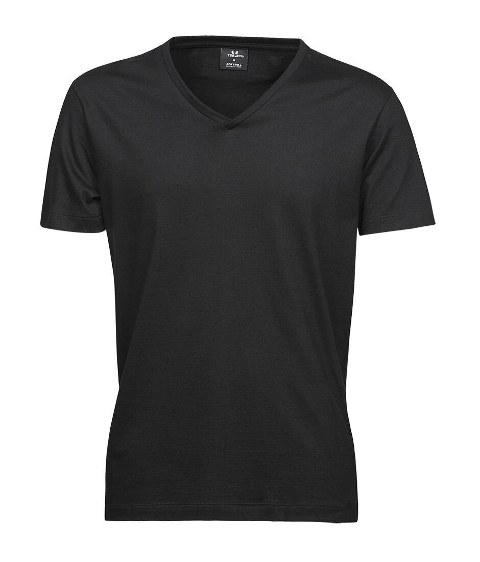 T-SHIRT FASHION V-NECK SOF TEE – Image 2