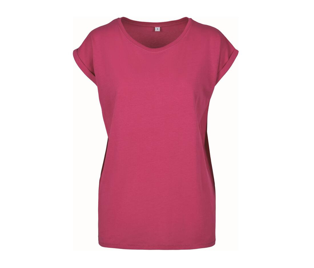 T-SHIRT LADIES EXTENDED SHOULDER TEE – Image 9