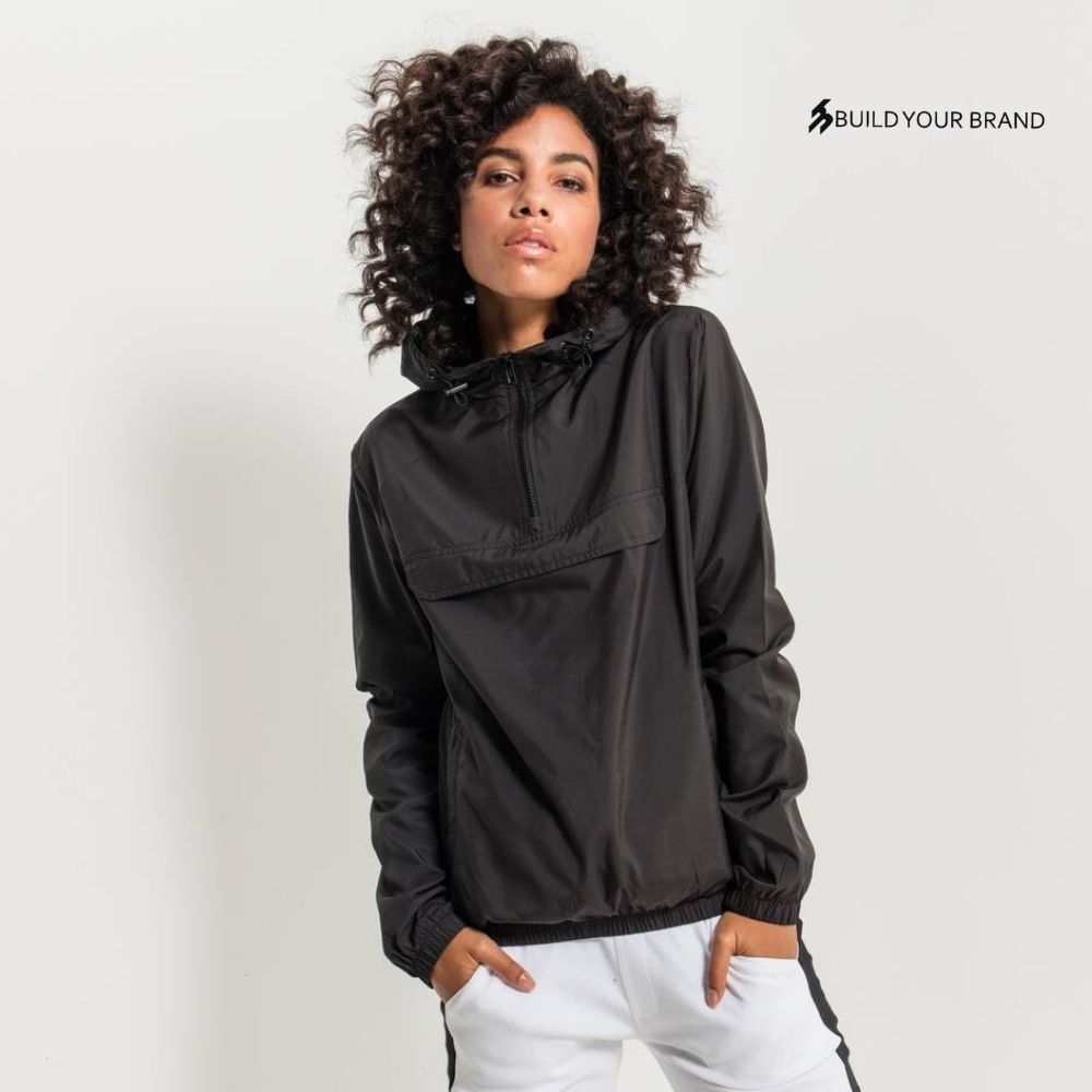 Veste imperméable 1/4 zippé femme à personnaliser