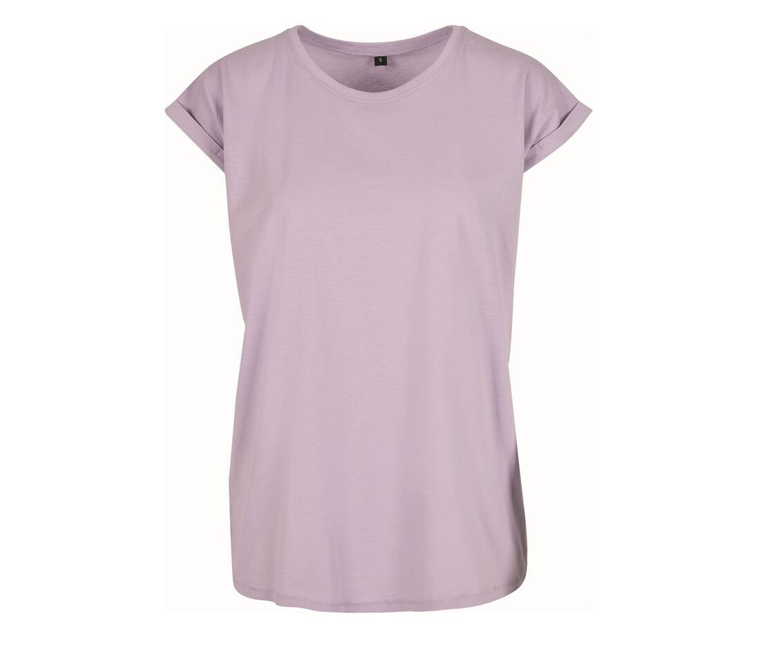 T-SHIRT LADIES EXTENDED SHOULDER TEE – Image 12
