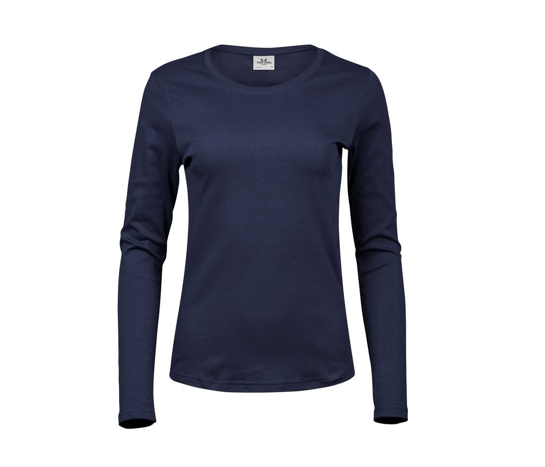 T-SHIRT LADIES LONG SLEEVE INTERLOCK – Image 4