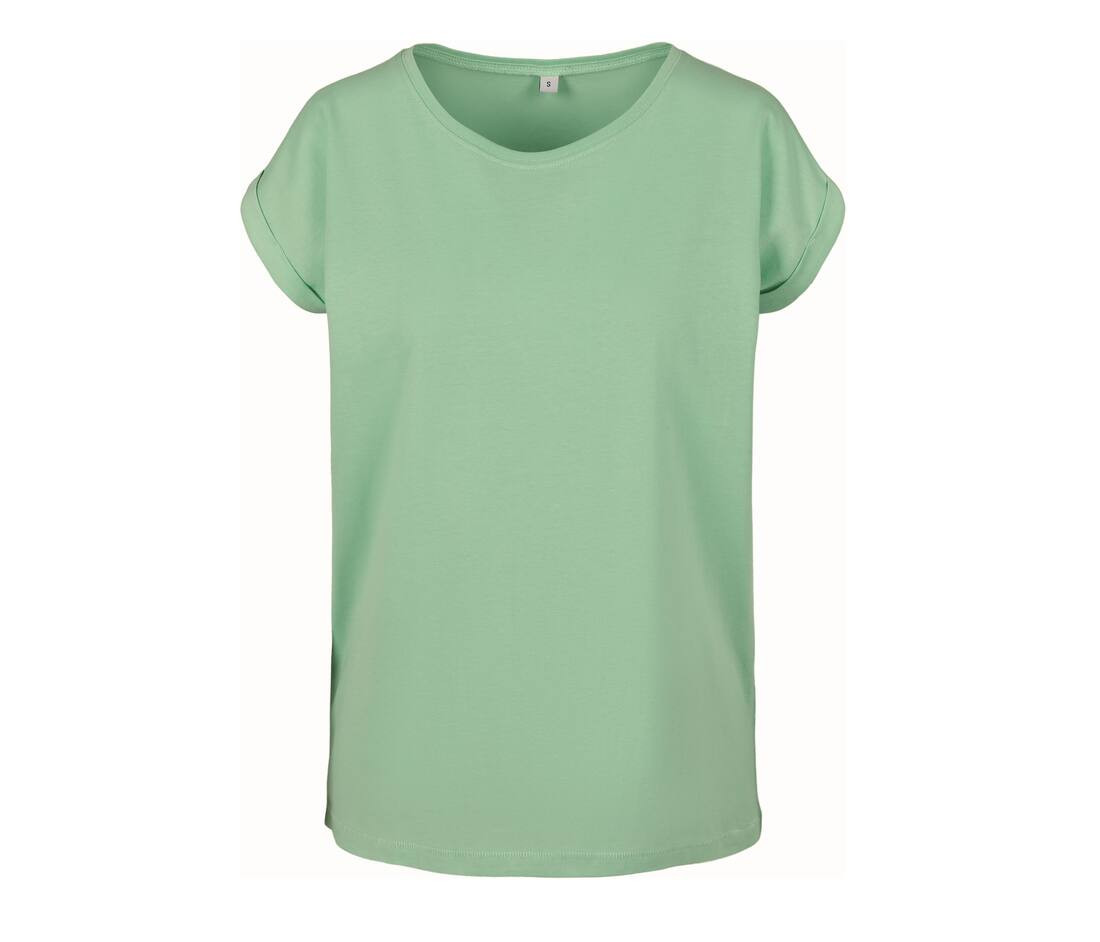 T-SHIRT LADIES EXTENDED SHOULDER TEE – Image 14