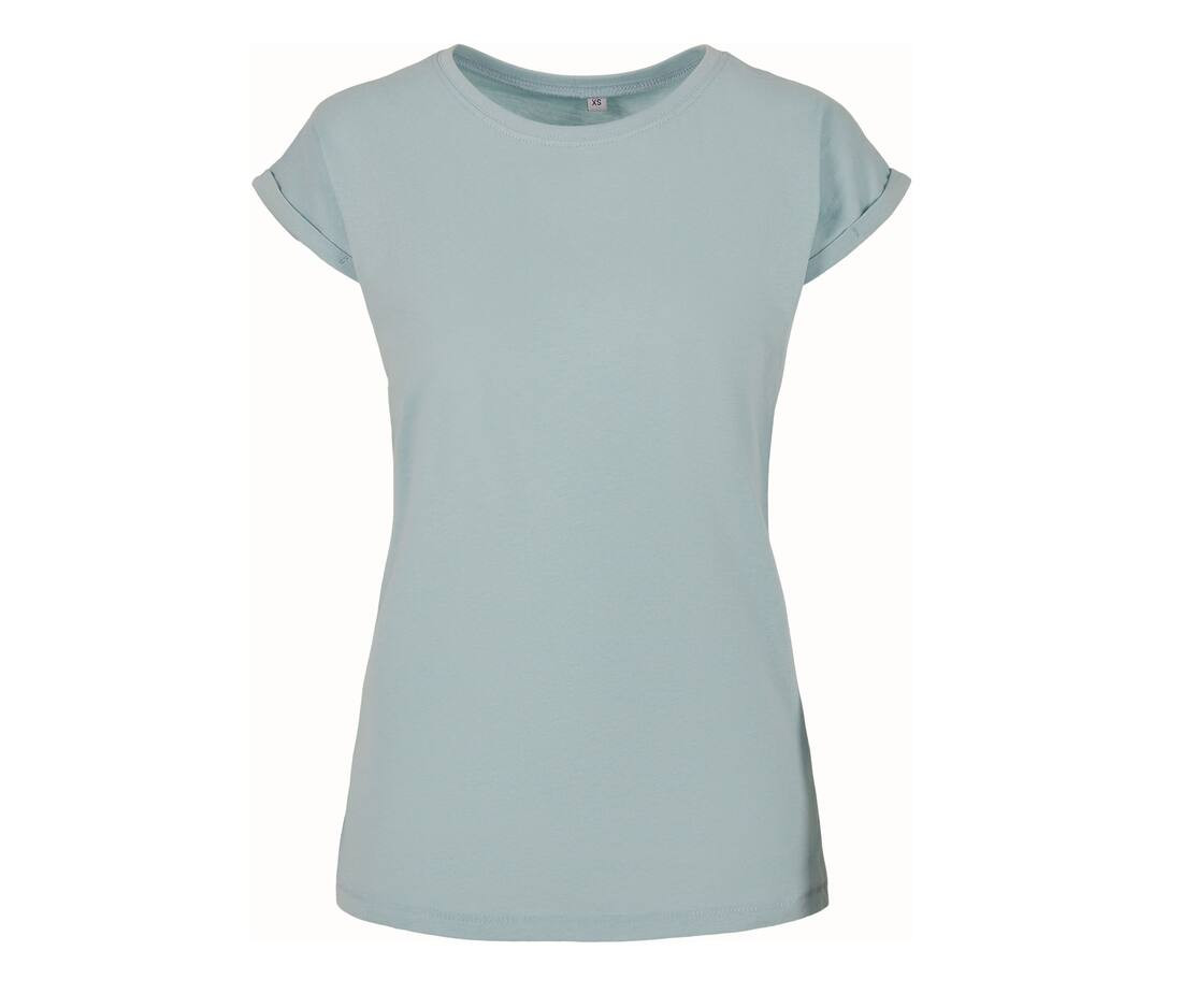 T-SHIRT LADIES EXTENDED SHOULDER TEE – Image 15
