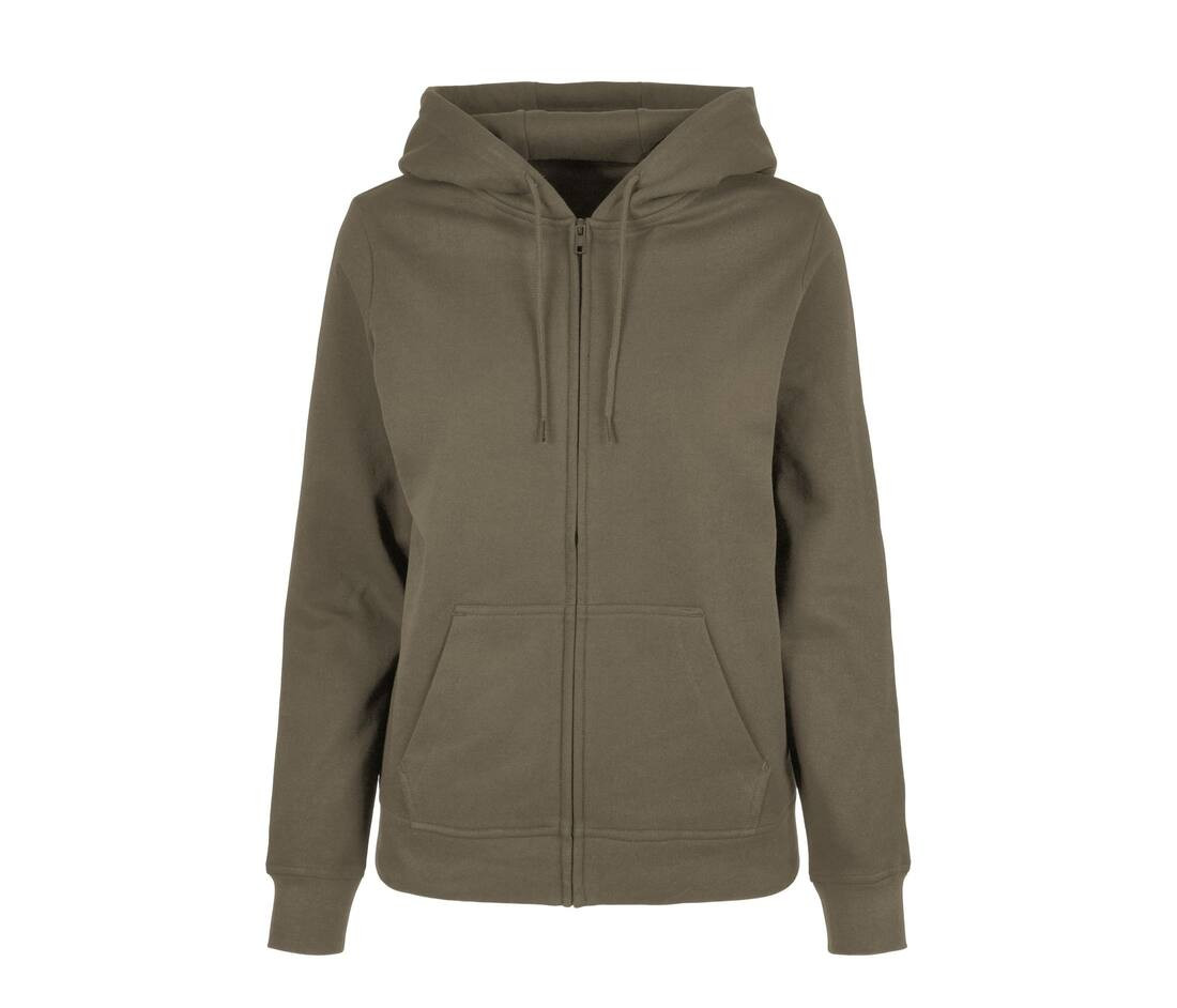 LADIES BASIC ZIP HOODY – Image 6