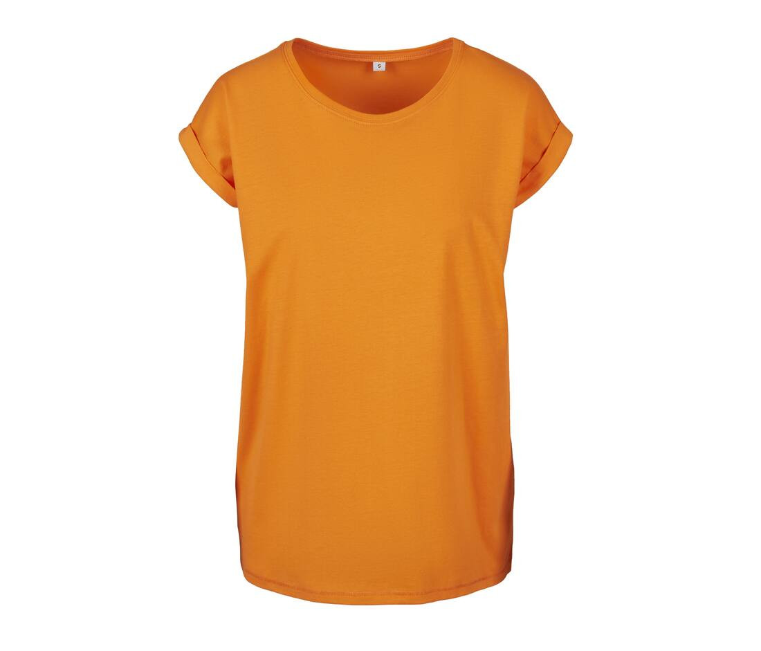 T-SHIRT LADIES EXTENDED SHOULDER TEE – Image 18