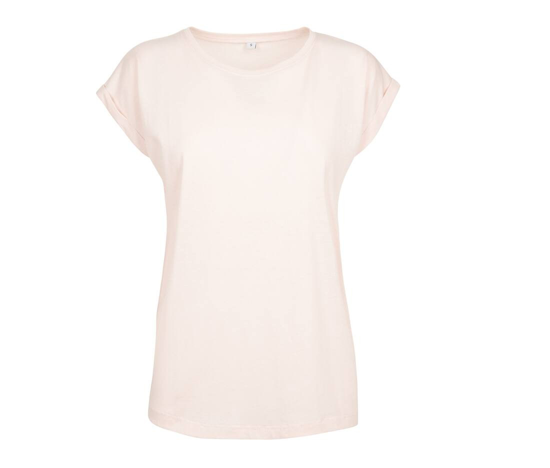 T-SHIRT LADIES EXTENDED SHOULDER TEE – Image 19