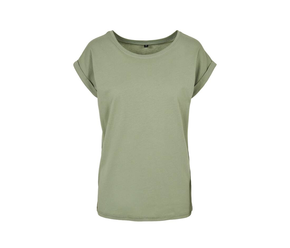 T-SHIRT LADIES EXTENDED SHOULDER TEE – Image 23