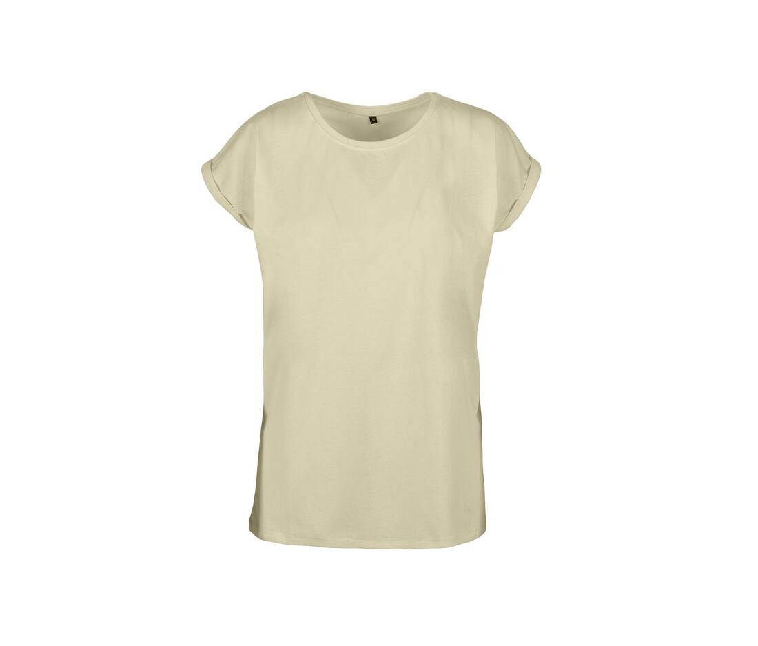 T-SHIRT LADIES EXTENDED SHOULDER TEE – Image 24