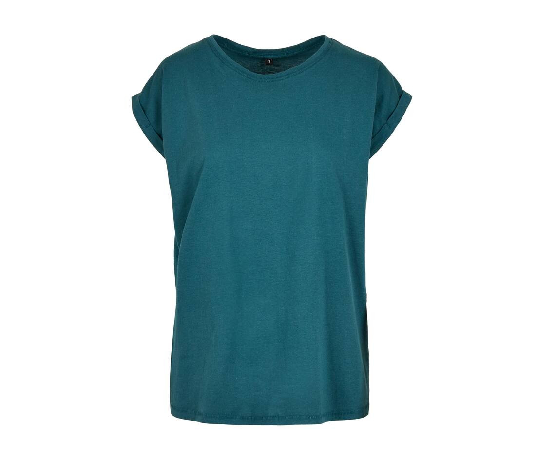 T-SHIRT LADIES EXTENDED SHOULDER TEE – Image 25