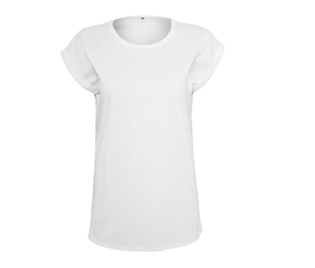 T-SHIRT LADIES EXTENDED SHOULDER TEE – Image 26