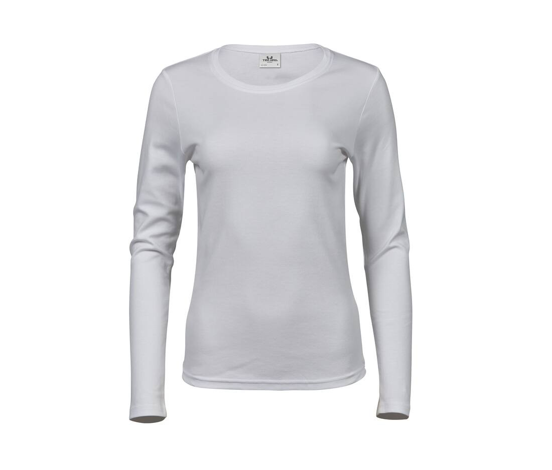 T-SHIRT LADIES LONG SLEEVE INTERLOCK – Image 5