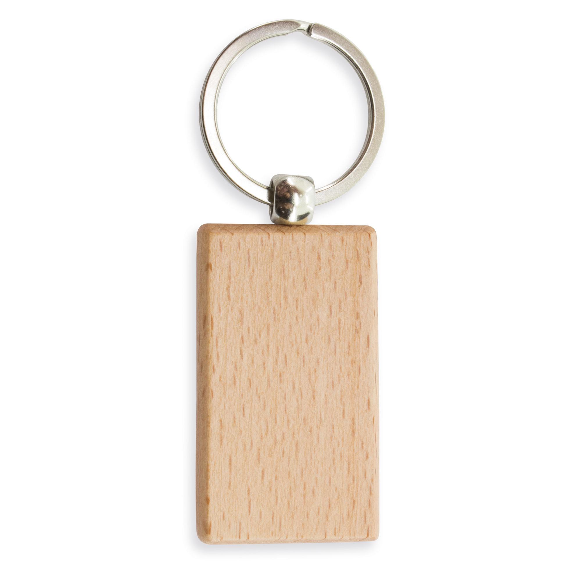 porte-clés en bois à personnaliser