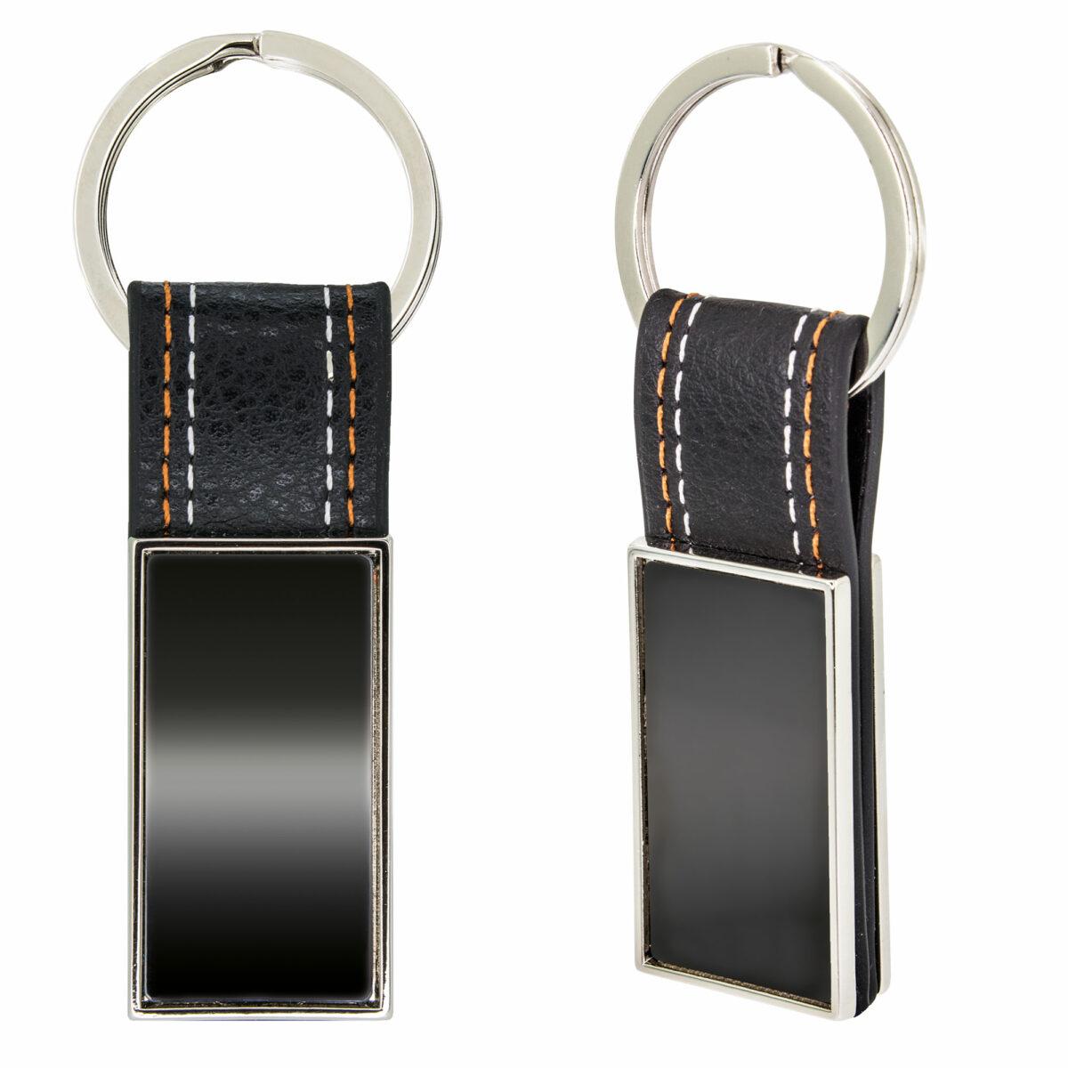 porte-clés noir à personnaliser